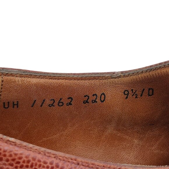 Salvatore Ferragamo Italy Dress Shoes Men's 9.5 Brown Leather Monk Strap Loafers - Picture 8 of 12